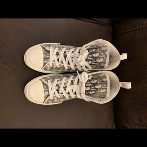 Dior Oblique Canvas B23 High-top Sneakers